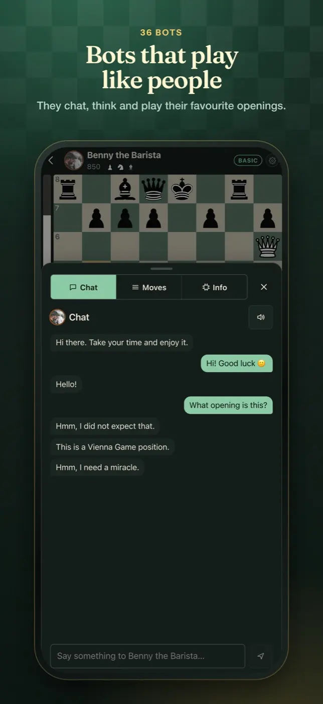 Bots that talk back