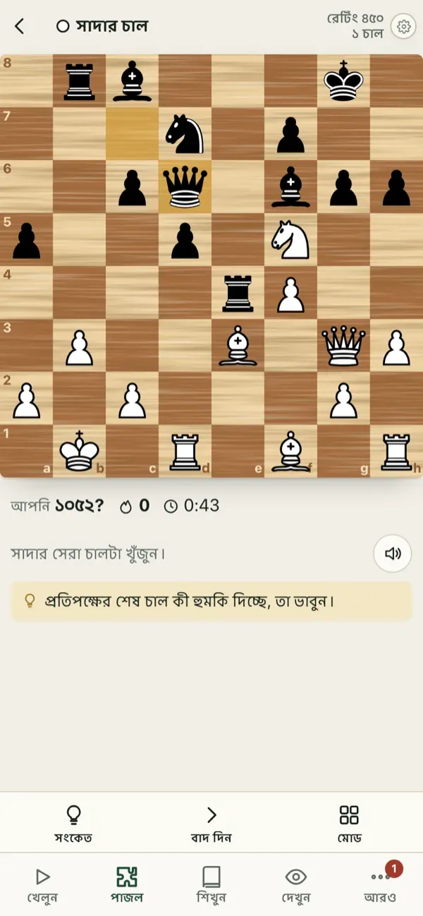 একটা পাজল সমাধান