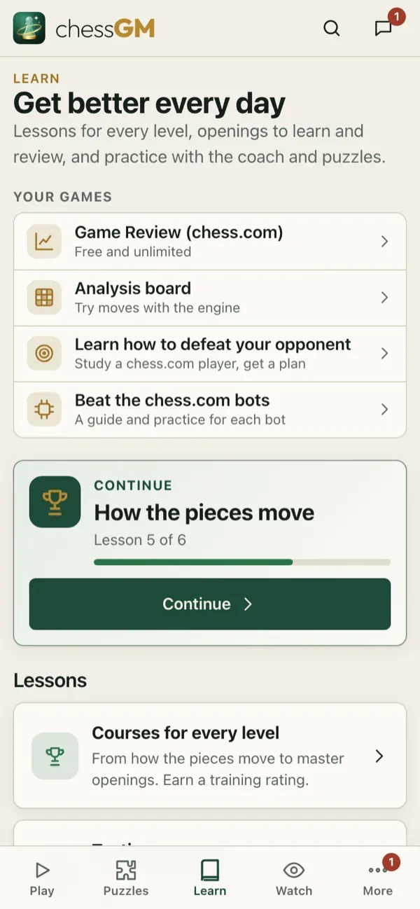 Learn hub